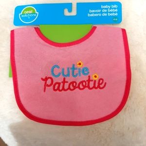 Baby Bib Neat Solutions cutie patootie.